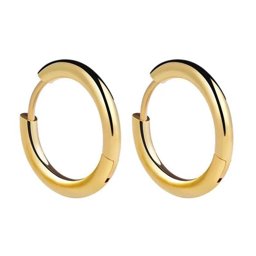 Single Hoop Earrings 1 Piece Earrings [Stainless Steel]