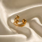 Gold Beads Ring [304 Stainless Steel]