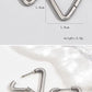 Triangle Earrings [Stainless Steel]