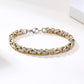 Basic Punk Solid Color Bracelet[304 Stainless Steel 18K Gold Plated]