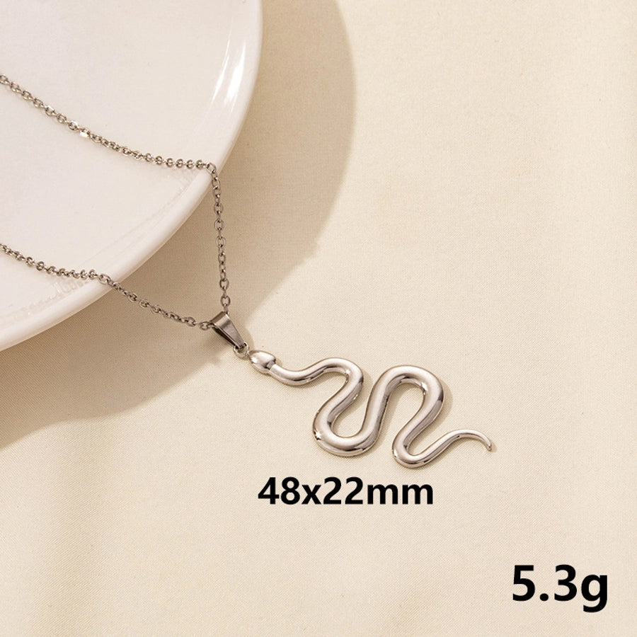 Snake Necklace [304 Stainless Steel]