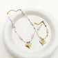 Beaded Enamel Heart Beads Bracelet/Necklace [304 Stainless Steel]