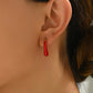 Colorful Hook Earrings [201 Stainless Steel]