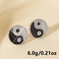 Ying Yang Stud Earrings [304 Stainless Steel]