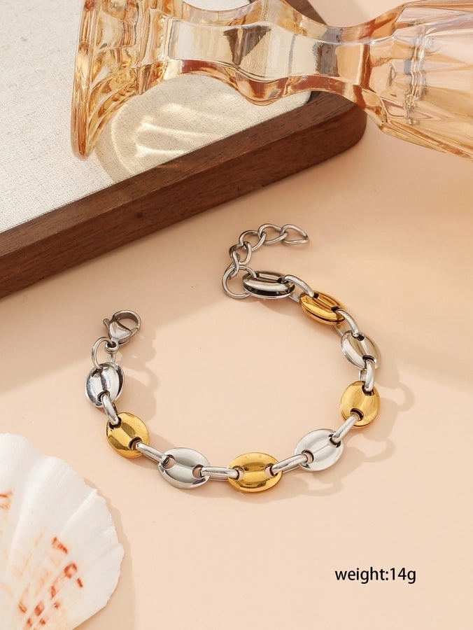 Pig nose Chain Bracelet [304 Stainless Steel]