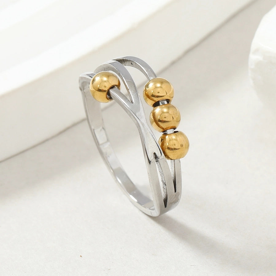 Beaded Plating Ring [Stainless Steel]