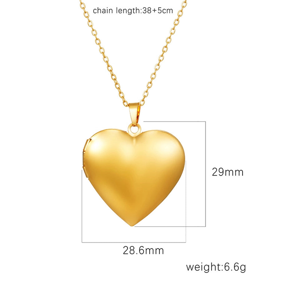 Heart Shape Necklace [304 Stainless Steel]