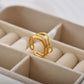 Mescola Designs Gold Ring [acciaio inossidabile]