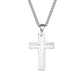 Classic Style Cross Pendant Necklace [304 Stainless Steel]