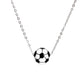 Ball Silica Gel Necklace [304 Stainless Steel]