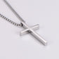 Simple Style Cross Necklace [304 Stainless Steel]