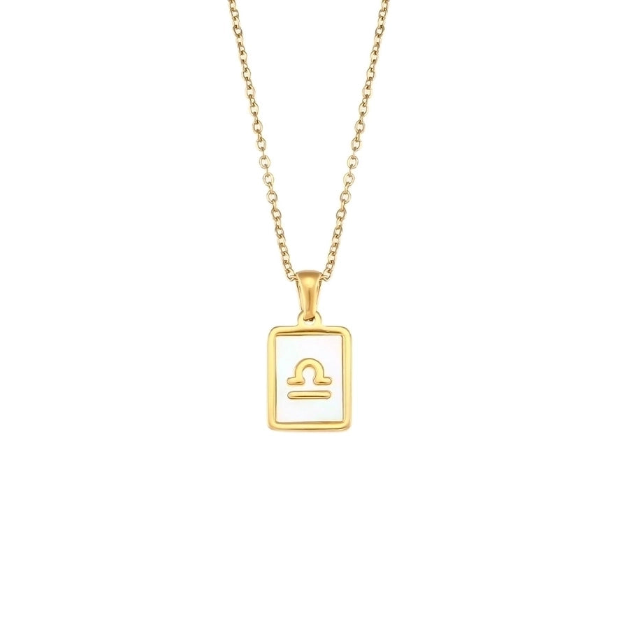 Collana a conchiglia costellazione [acciaio inossidabile 304, oro 18K placcato]