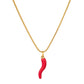 Chili Pepper Necklace [304 Stainless Steel]