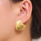 Irregular Lines Earrings [316 Stainless Steel,18K Gold Plated]