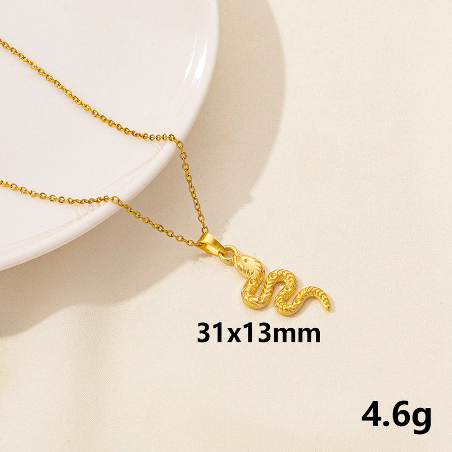 Snake Necklace [304 Stainless Steel]