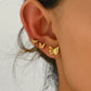 Butterfly Earrings Set [201 Stainless Steel, 18K Gold Plated]