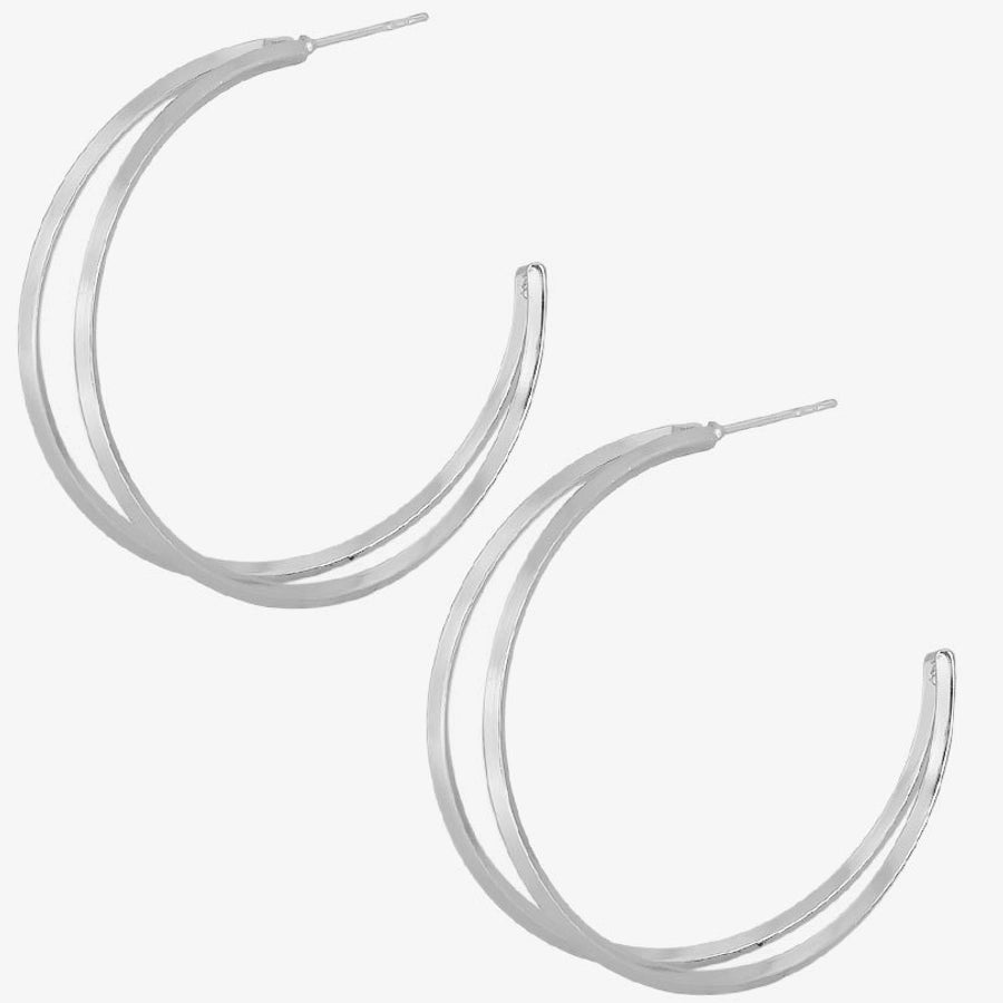 Double Hoop Earrings [304 Stainless Steel]