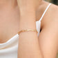 Rectangle Paperclip Chain Bracelet [Stainless Steel,18K Gold Plated]