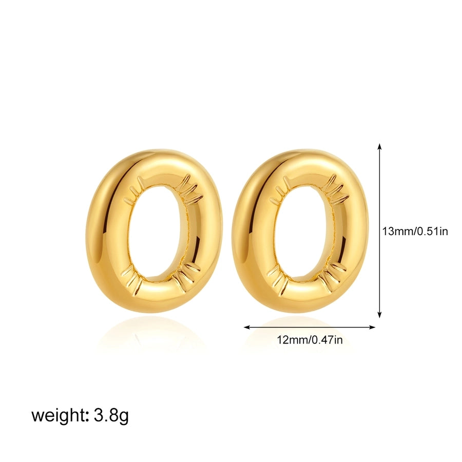 Letter Ear Studs [304 Stainless Steel]