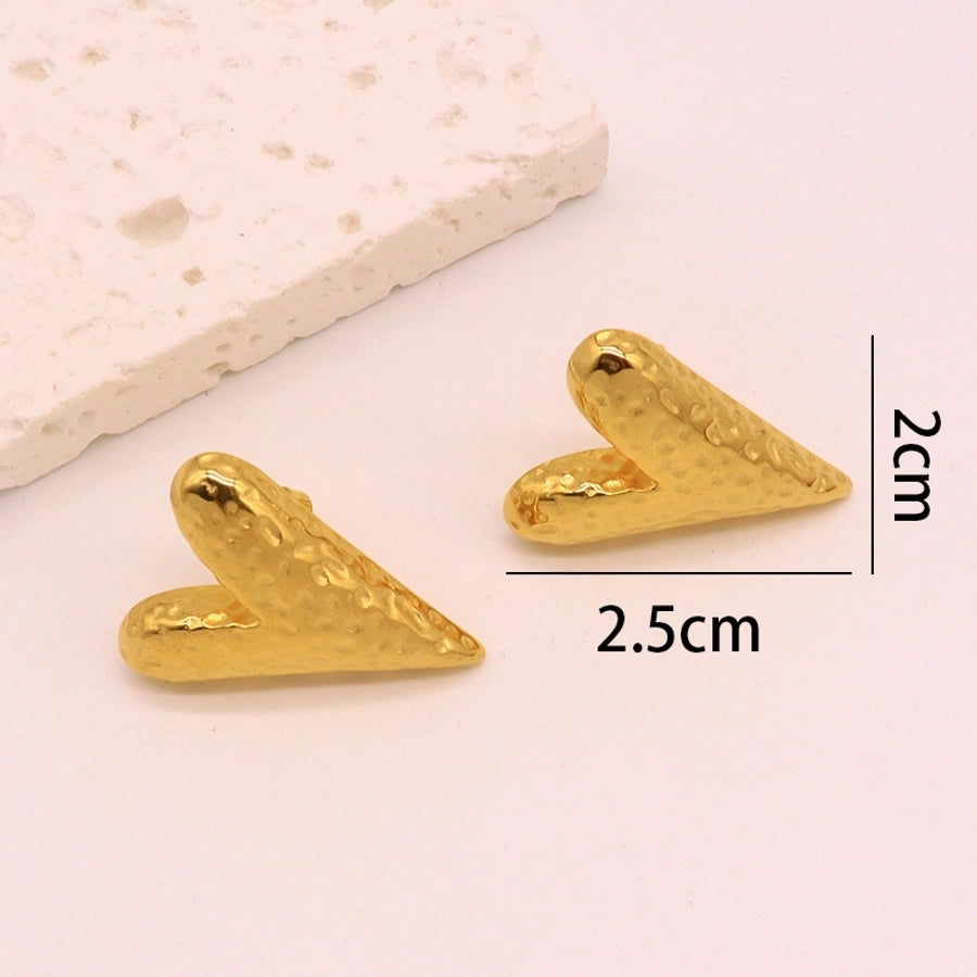 Mix Designs Earrings [304 Stainless Steel,18K Gold Plated]