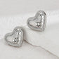 Mix Heart Zircon Designs Earrings [304 Stainless Steel,18K Gold Plated]