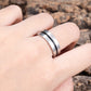 Simple Style Solid Color Stripe Ring [304 Stainless Steel]