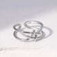 Hollow Open Ring [Stainless Steel]