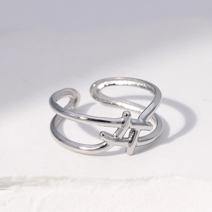 Hollow Open Ring [Stainless Steel]