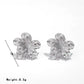 Flower Inlay Zircon Earrings [304 Stainless Steel]