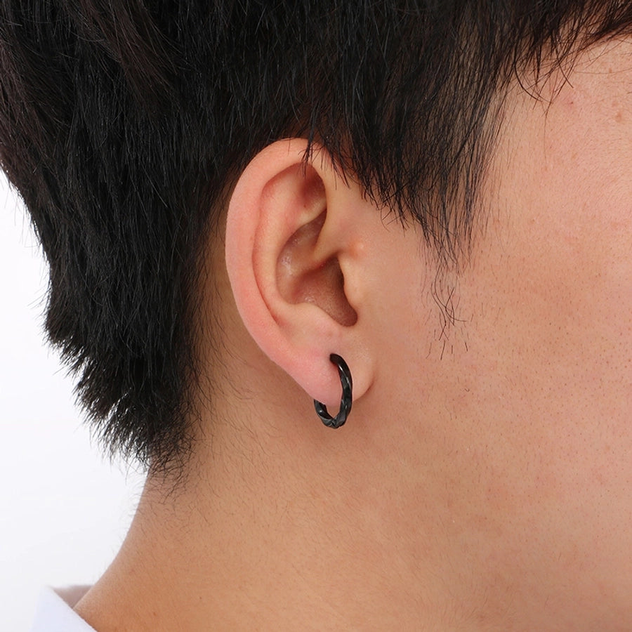 Plain & Punk Earrings [304 Stainless Steel]