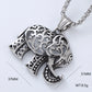 Vintage Style Punk Streetwear Moon Eagle Necklace Pendant [304 Stainless Steel]