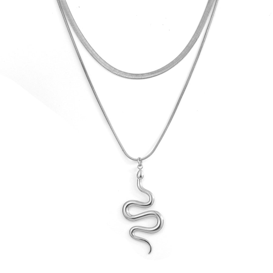 Double Layer Necklaces  [304 Stainless Steel]