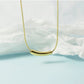 Casual Plating Solid Color Necklace [304 Stainless Steel,18K Gold Plated]