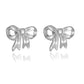 Mix Bow Knot Earrings [304 Stainless Steel 18K Gold Plated]