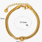 Gold Plated Bracelet/Necklace [304 Stainless Steel,16K Gold Plated]