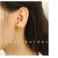 Snake Rhinestones Earrings [304 Stainless Steel,18K Gold Plated]