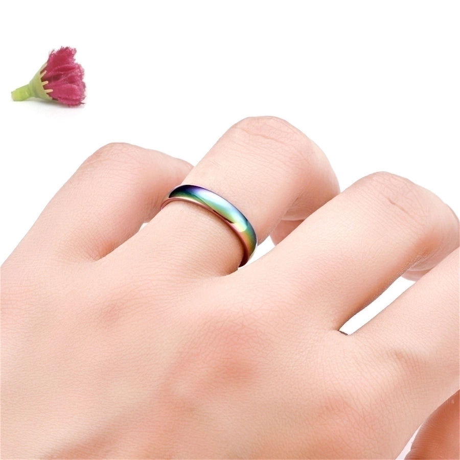 Round Ring [304 Stainless Steel 18K Gold Plated]