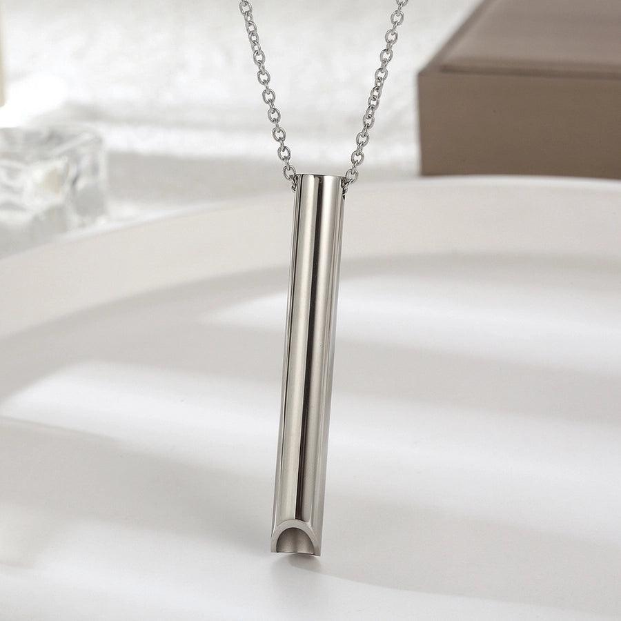 Whistle Pendant Necklace  [304 Stainless Steel]