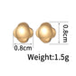 Pearl Gold Earrings [304 Stainless Steel]