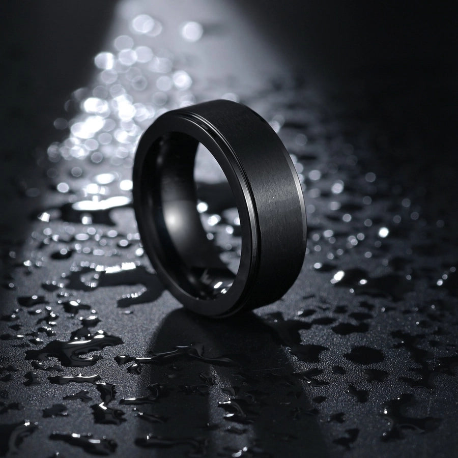 Black Ring [304 Stainless Steel]