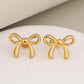 Bow Knot Earrings [304 Stainless Steel]