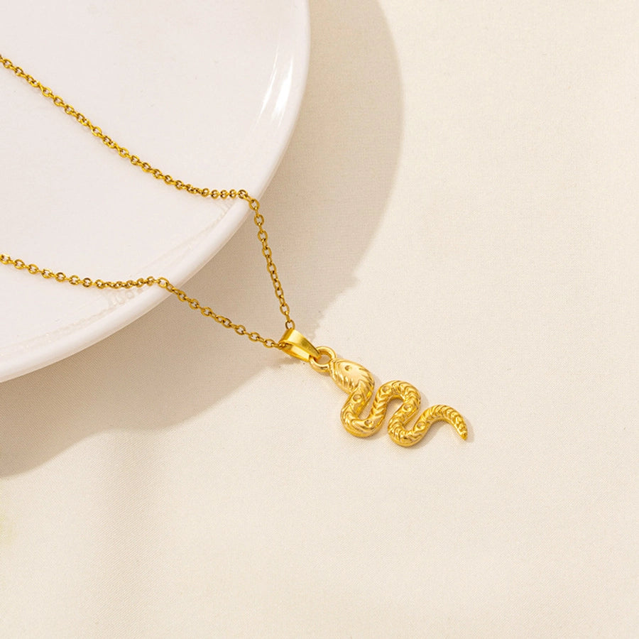 Snake Necklace [304 Stainless Steel]