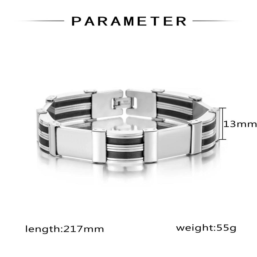 Punk Simple Style Classic Style Geometric Bracelet [304 Stainless Steel]