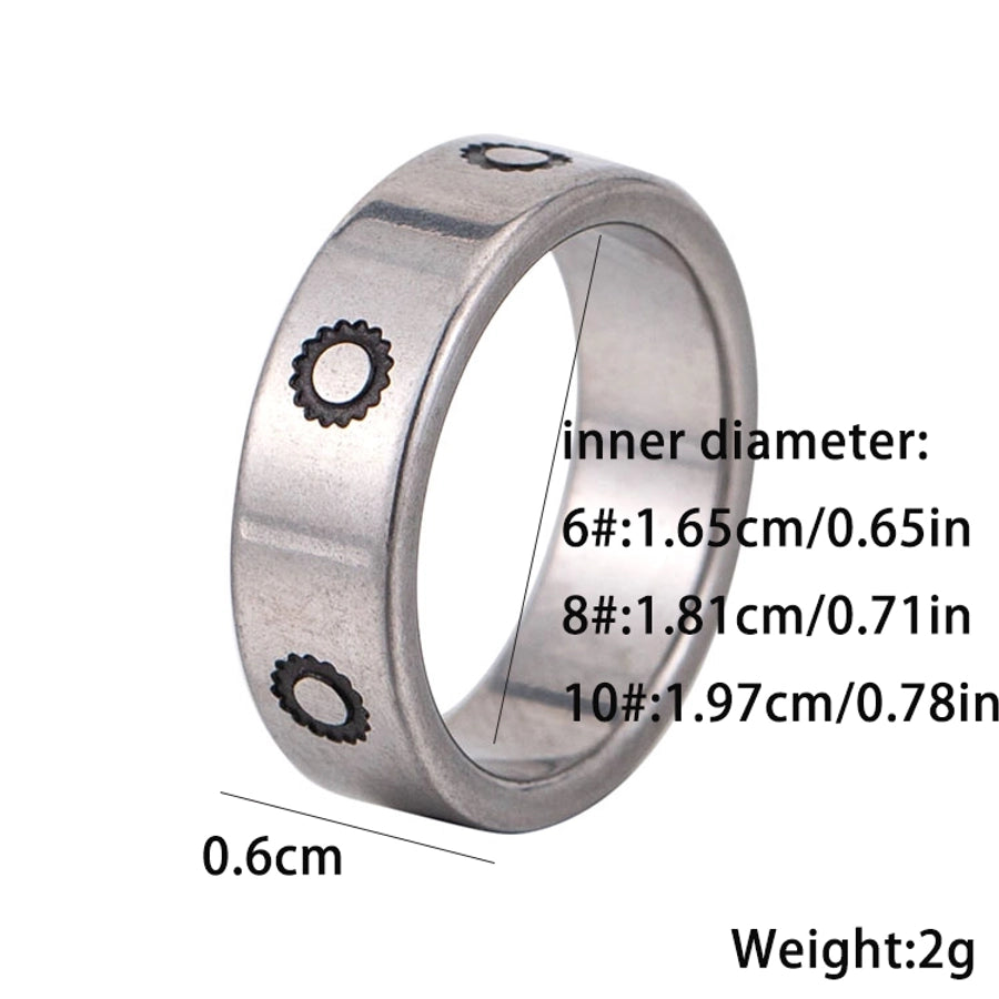 Hip-Hop Flower Ring [304 Stainless Steel]