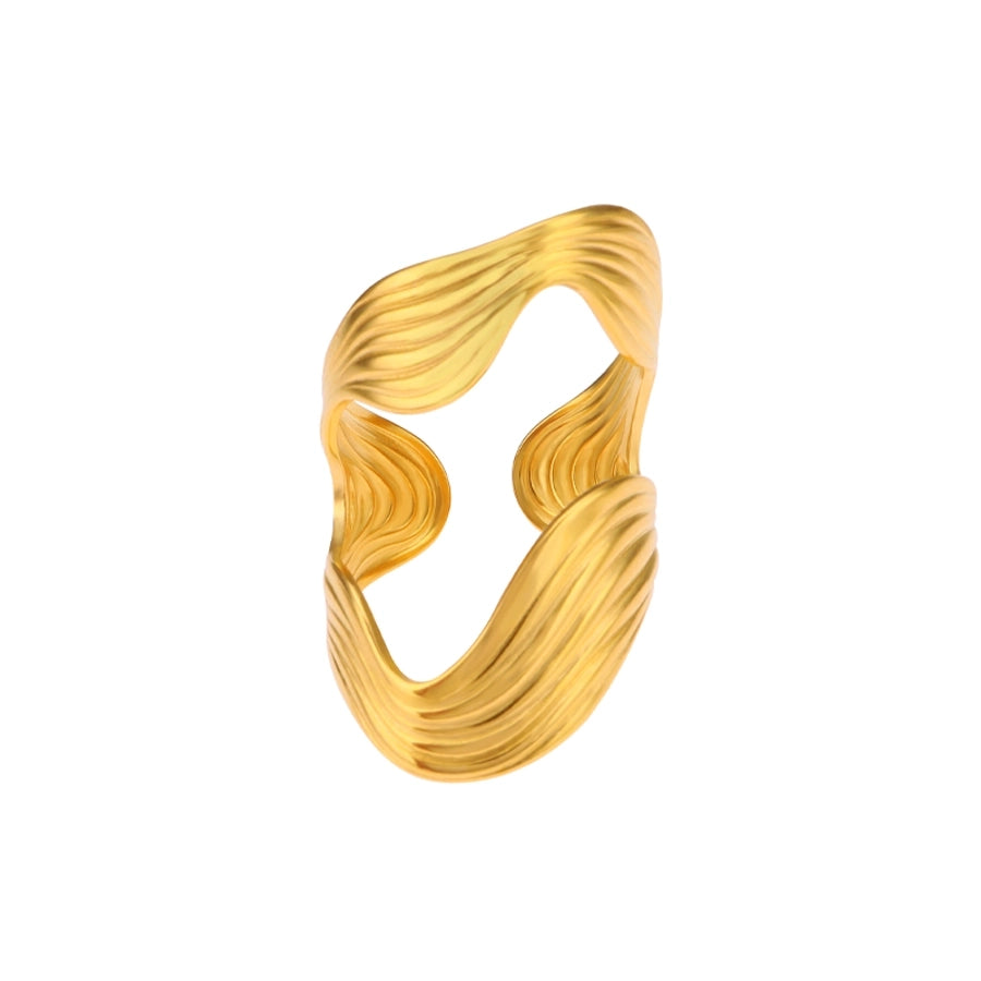 Casual Open Ring [304 Stainless Steel 18K Gold Plated]