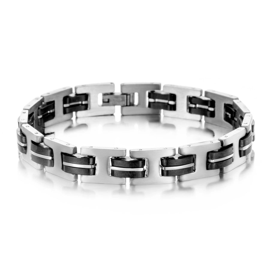 Casual Retro Punk Solid Color Bracelet [304 Stainless Steel]