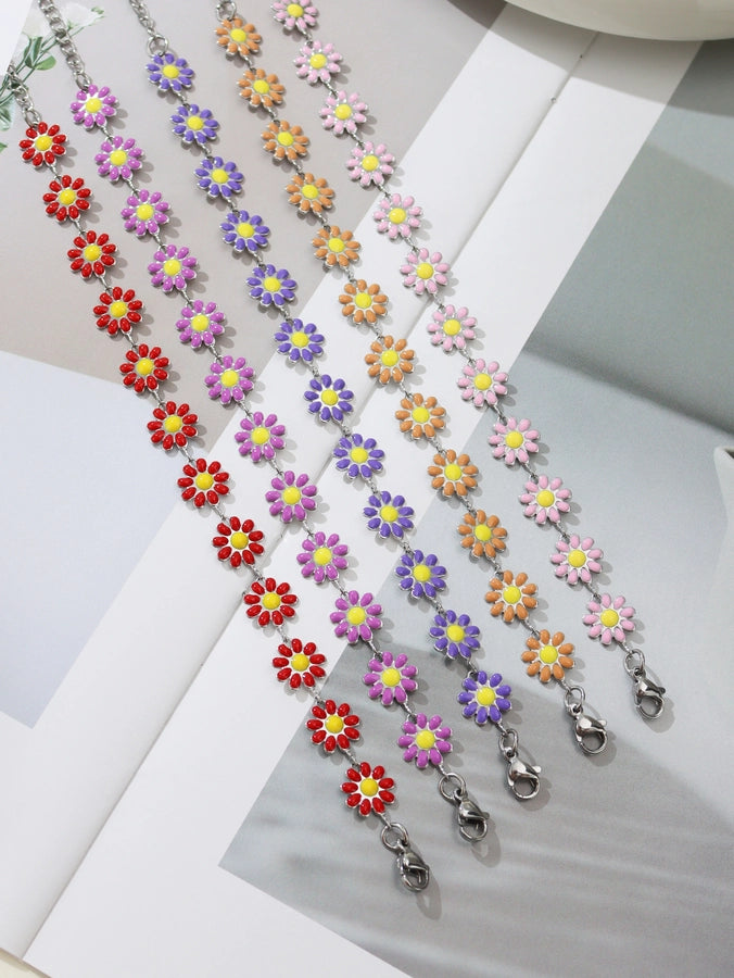 Daisy Bracelet [304 Stainless Steel]