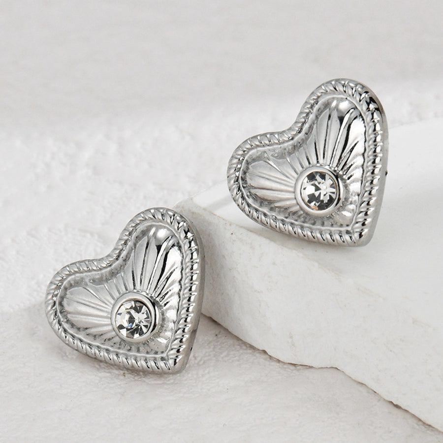 Mix Heart Designs Earrings [304 Stainless Steel]