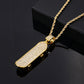 Skateboard Zircon Necklace [304 Stainless Steel Copper]