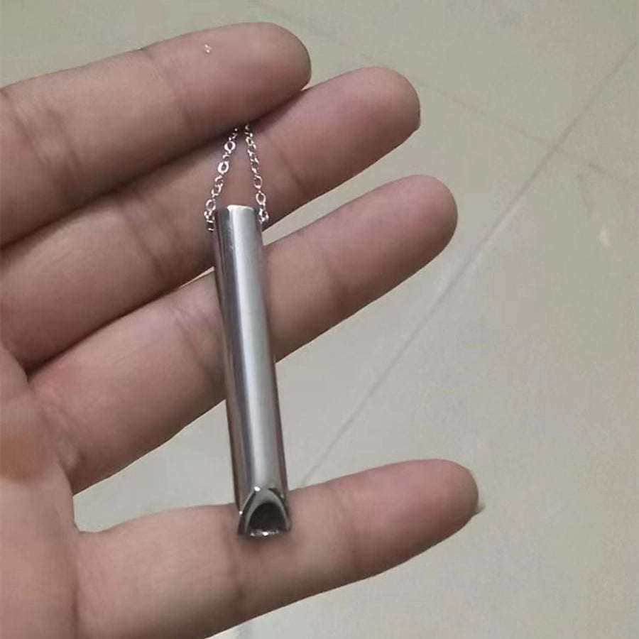 Whistle Pendant Necklace  [304 Stainless Steel]